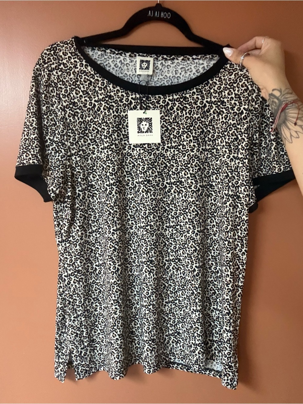 Anne Klein Leopard Tshirt